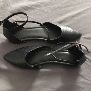Black flats size 9